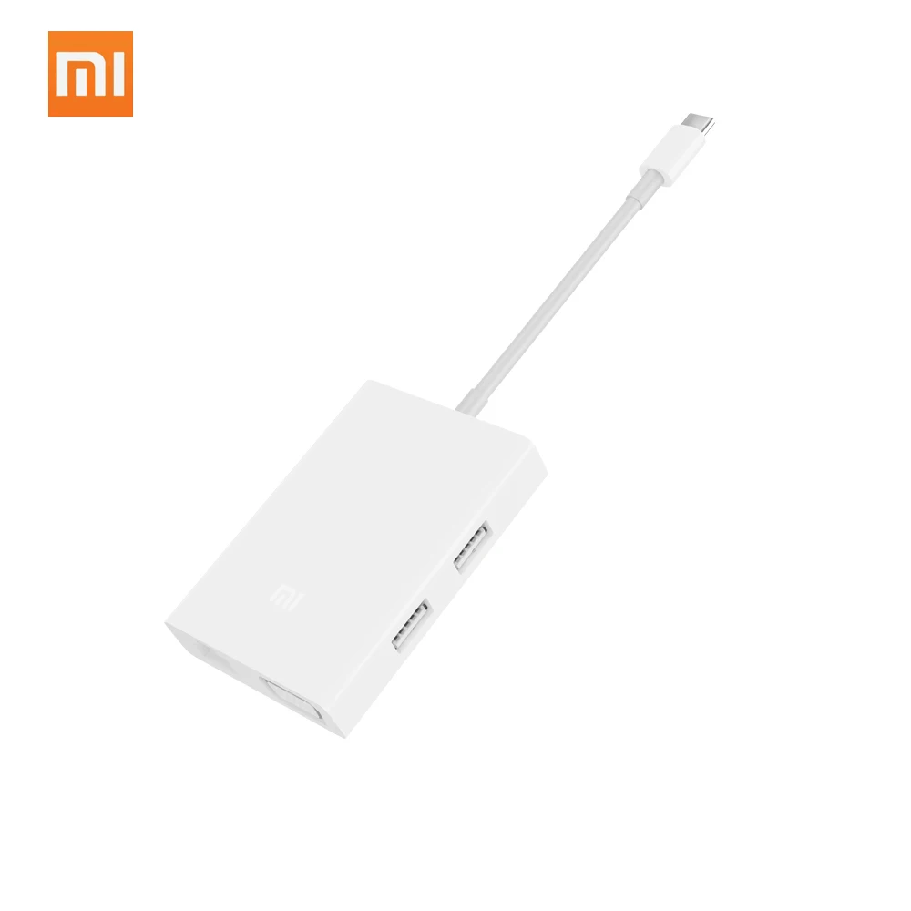 

Original Xiaomi USB-C to VGA Adapter 2K Output 1000Mbps Gigabit Network Multifunction 5 in 1 USB-C PD3.0 Fast Charging Adaptor