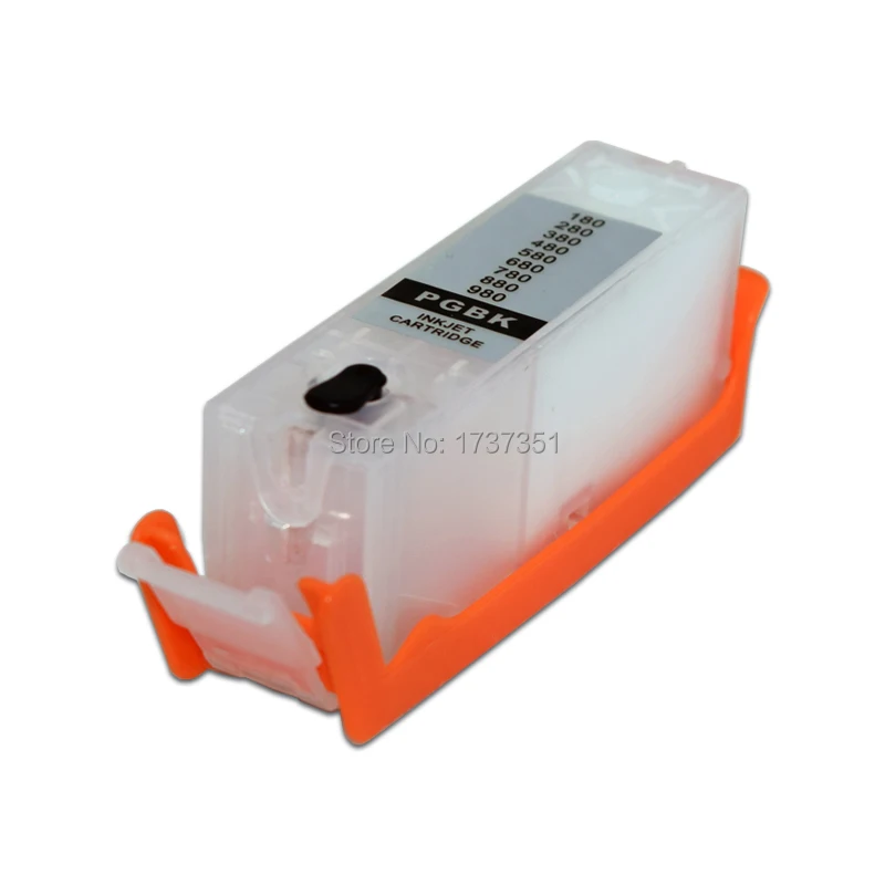 6 цветов PGI 680 CLI 681 многоразовый картридж с чипом для Canon PIXMA TS8160 TS9160 680XL
