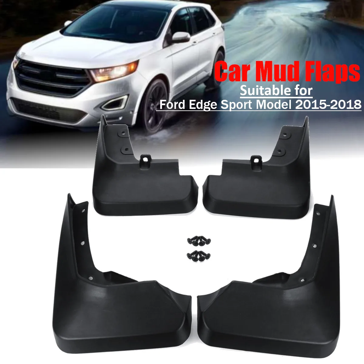 

Car Mud Flaps For Ford Edge Sport Model 2015 2016 2017 2018 2019 Mudguards Fender Splash Guards Mudflaps Accessories