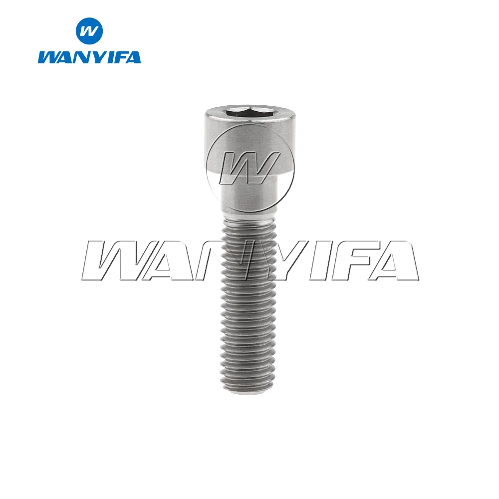 Титановый &quotWanyifa&quot Болт DIN912 M10x20 25 30 35 40 45 50 55 60 мм 1 5 шаг разъем Кепки головкой винт