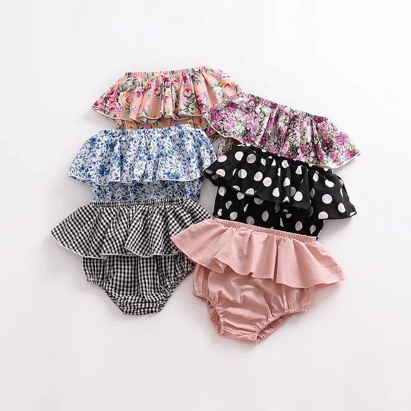 Baby Girl clothes Summer Pants Lace Triangle Shorts Newborn Kids Pp Practice Pants
