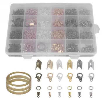 

Mixed Steel Jewelry Accessories Jump Rings Lobster Clasp DIY Findings Set Kit