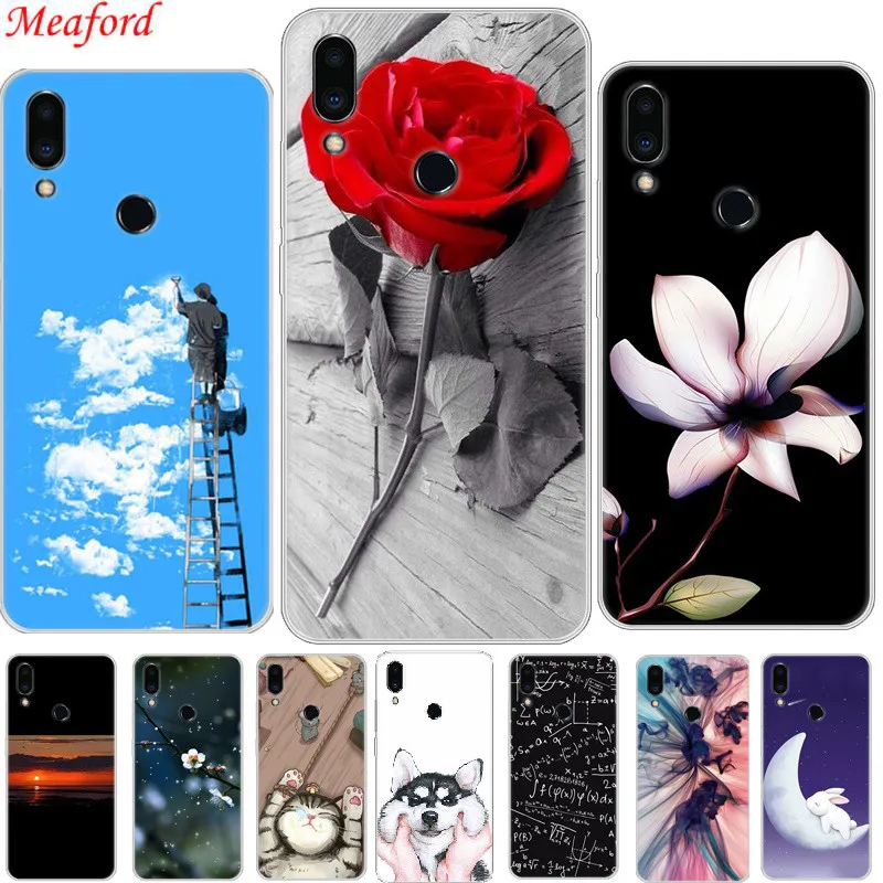 

6.2'' Cover For Meizu Note 9 Case Note9 Silicone Soft TPU Case For Meizu M9 Note M9Note Case Fashion Floral Funda M 9 Note Coque