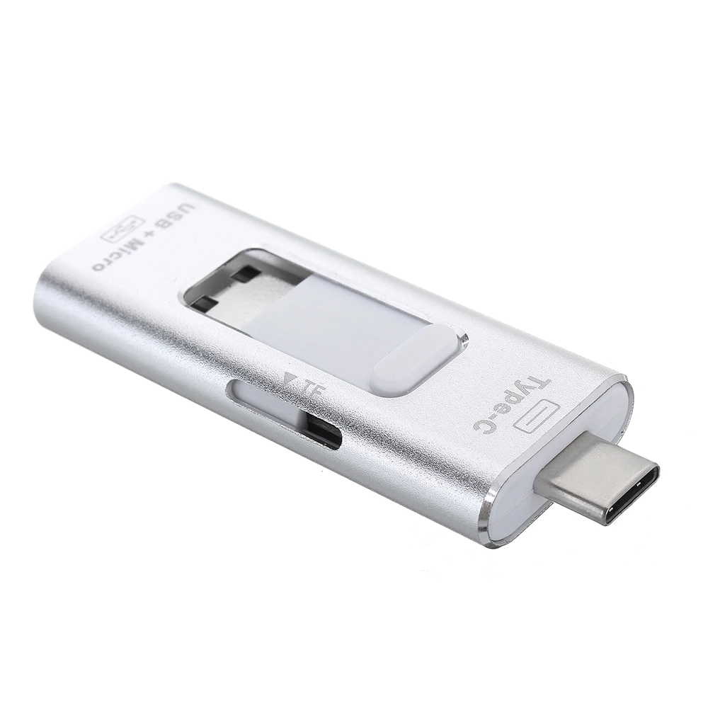 LEORY Type C адаптер 3 в 1 высокоскоростной TF кардридер micro sdcard USB OTG карта памяти для