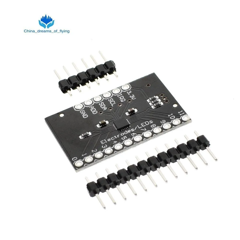TZT MPR121 Breakout V12 емкостный сенсорный сенсор модуль контроллера I2C клавиатура