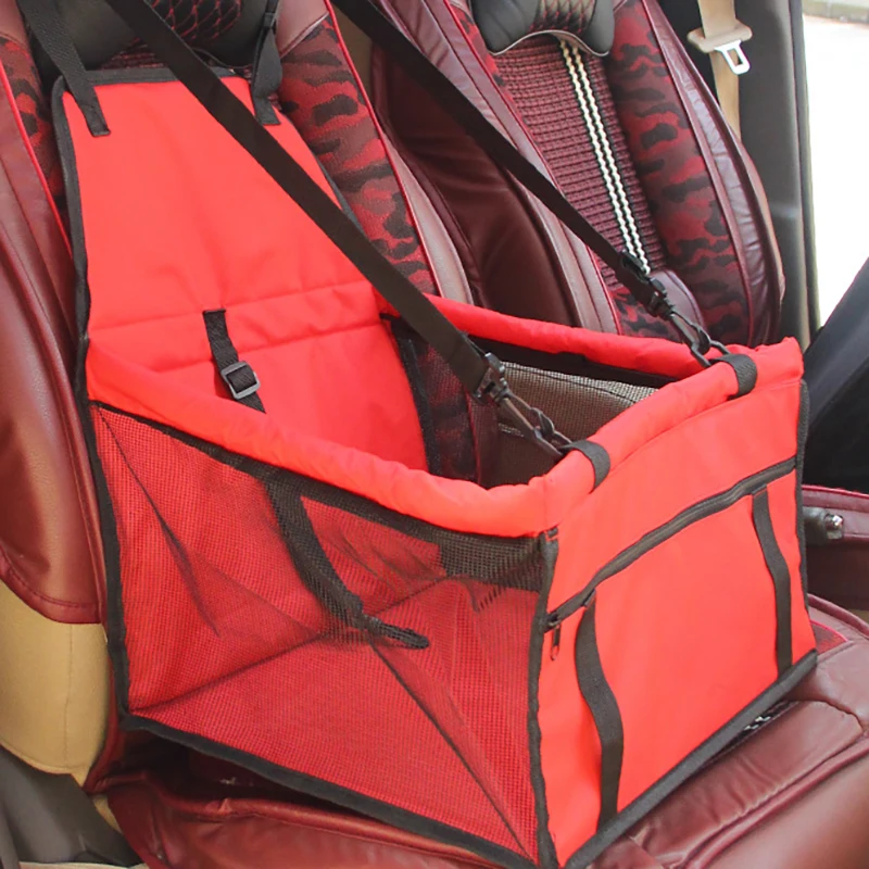 Собак Pet Carrier автокресло Pad безопасно выполнять домик для кошки сумка для щенков Автомобильные путешествия аксессуары Водонепроницаемый собака сиденье сумка Корзина товары для животных