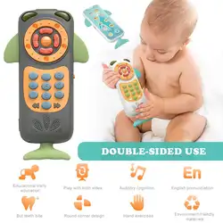 Многофункциональный Игрушечный мобильный телефон пазл ранний обучающий сенсорный имитационный сенсорный экран телефонные игрушки для