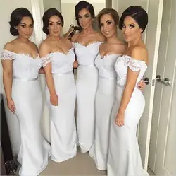 Торжественное платье подружки невесты в стиле русалки для девочек, вечерние платья