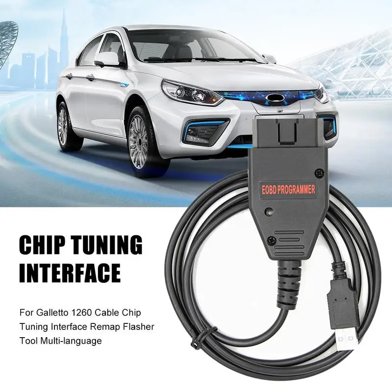 

EOBD2 Flasher Galletto 1260 auto chip tuning Interface Remap Flasher Tool Multi-language Supports