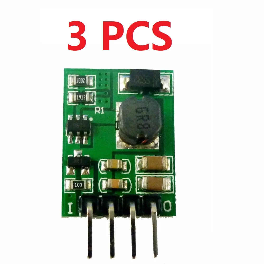 

3 PCS with Enable ON/OFF DC-DC 3V 3.3V 3.7V 4.2V 5V to 5V 6V 9V 12V Step-up Boost Converter Voltage Regulate Power Supply