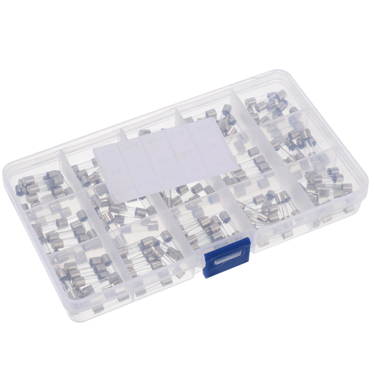 150Pcs Durable 5x20mm 250V 0.1A-30A Fast-Blow Fuses Quick Blow Glass Tube Fuse Assorted Kit | Обустройство дома