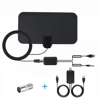 

LEROY TY23D HDTV Indoor Digital TV Antenna 50 Miles Range DVB-T2 High Gain Lamp Amplifier ATSC DTMB For DVB-T