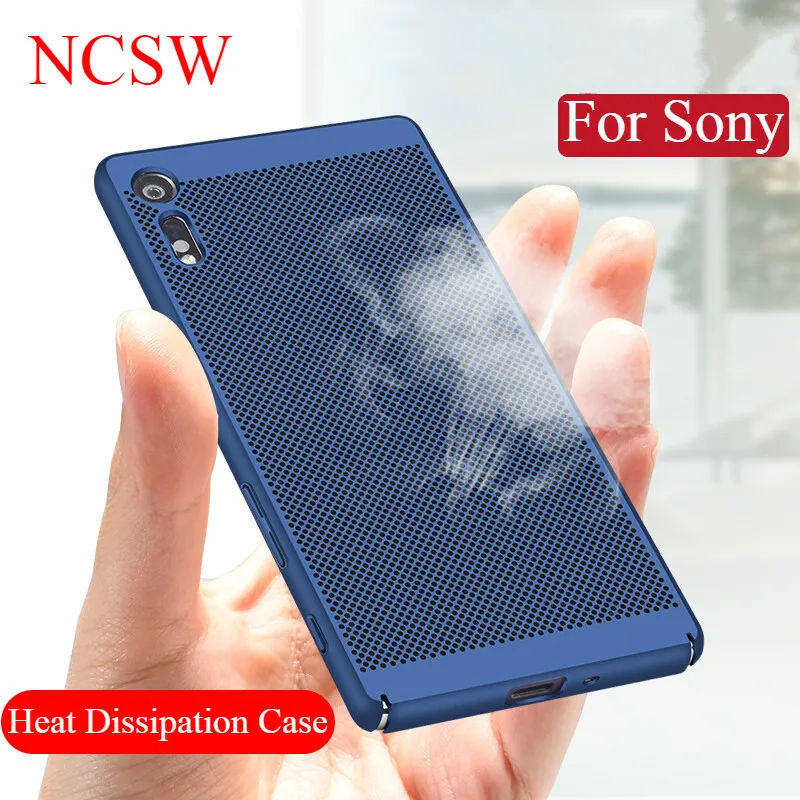 Breathable Phone Case For Sony Xperia XA1 XA XZ Hard PC Heat Dissipation Cover XP L1 XZ1 MINI C6 Protection Capa |