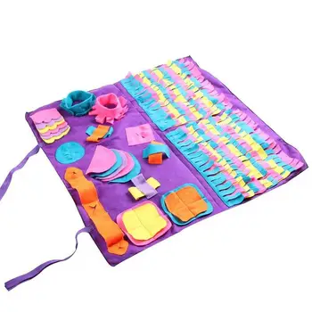 

Variety Of Pet Training Mats Detachable Stitching Dog Sniffing Mat Looking For Food Feeding Mats Relieve Stress Training Mats