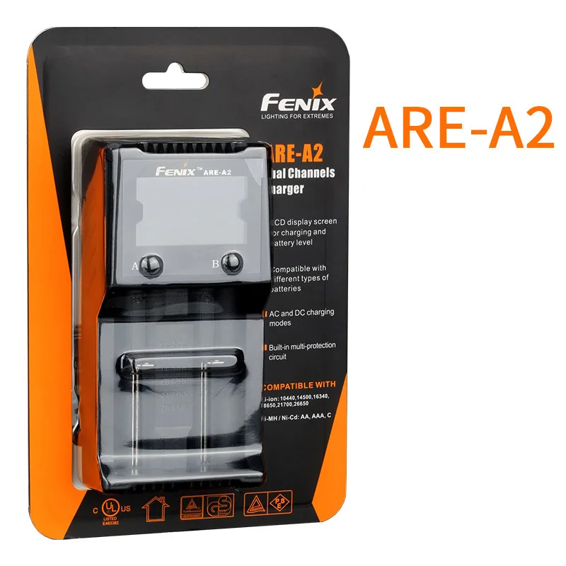 

NEW Fenix ARE-A2 quad channel smart charger compatible with types of Li-ion and Ni-MH/Ni-Cd batteries
