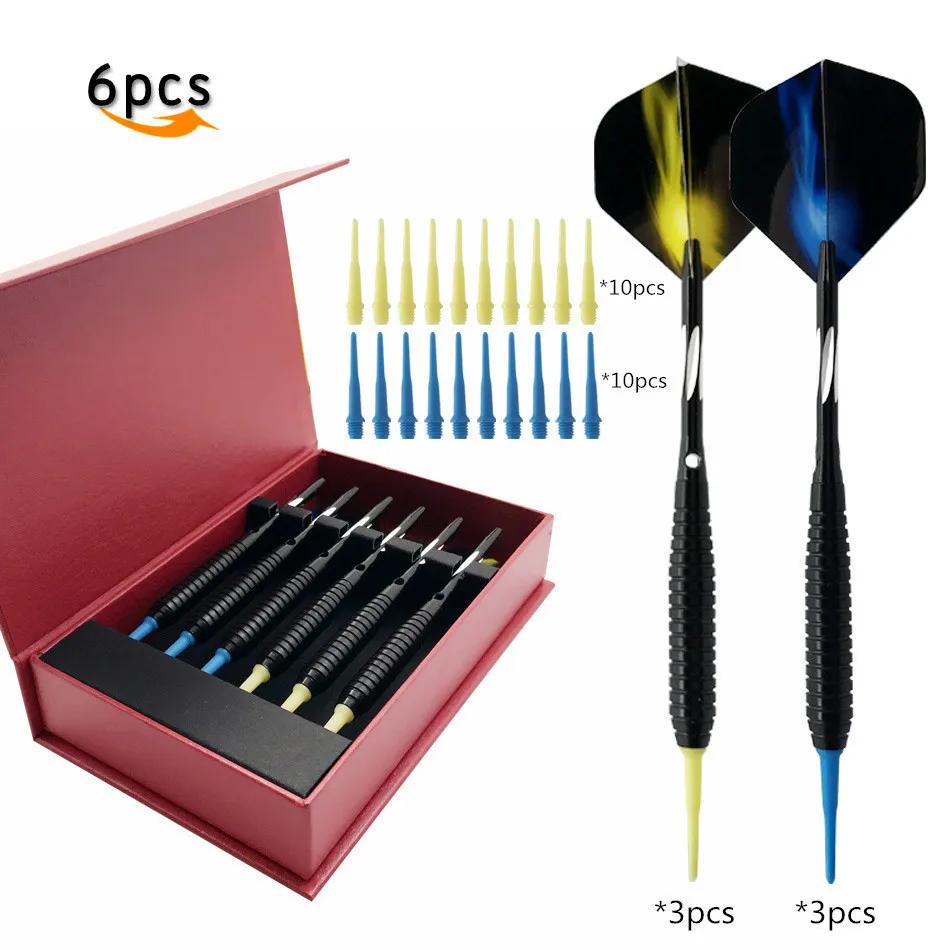 Buy 6pcs Professiona 18g 150cm Soft Tip Dart Aluminum