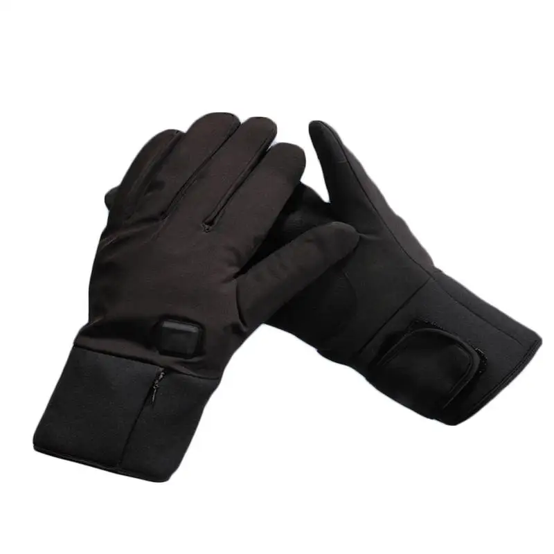 

Winter Outdoor Riding Heated Gloves Unisex Touch Screen Warm Gloves Female Climbing Gloves Bicycle Mittens