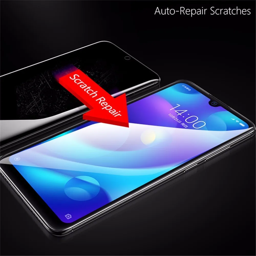 Мягкая Гидрогелевая пленка 9D для полного покрытия экрана Xiaomi Mi Note 10 9 Lite 9T защита