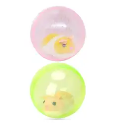 Прекрасный электрический хомяк игрушка-неваляшка пластик упражнения Бег мяч милые красочные прозрачный для детей Подарки