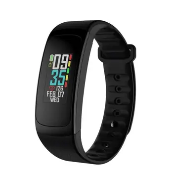 

Zeblaze Plug C Bluetooth Smart Bracelet Watch Continuous Heart Rate Monitor Always-on Color Display Fitness Tracker Wristband