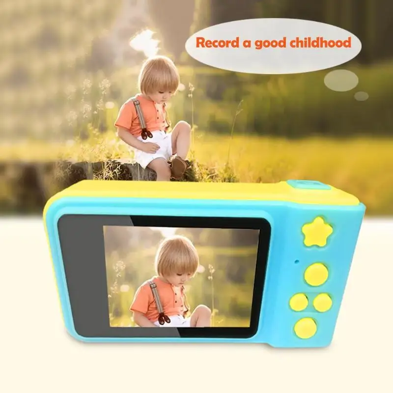 

VODOOL 2.0 inch Mini Digital Children Camera Cute Cartoon HD 1080P Camcorder Video Recorder built-in lithium battery 400 mAh