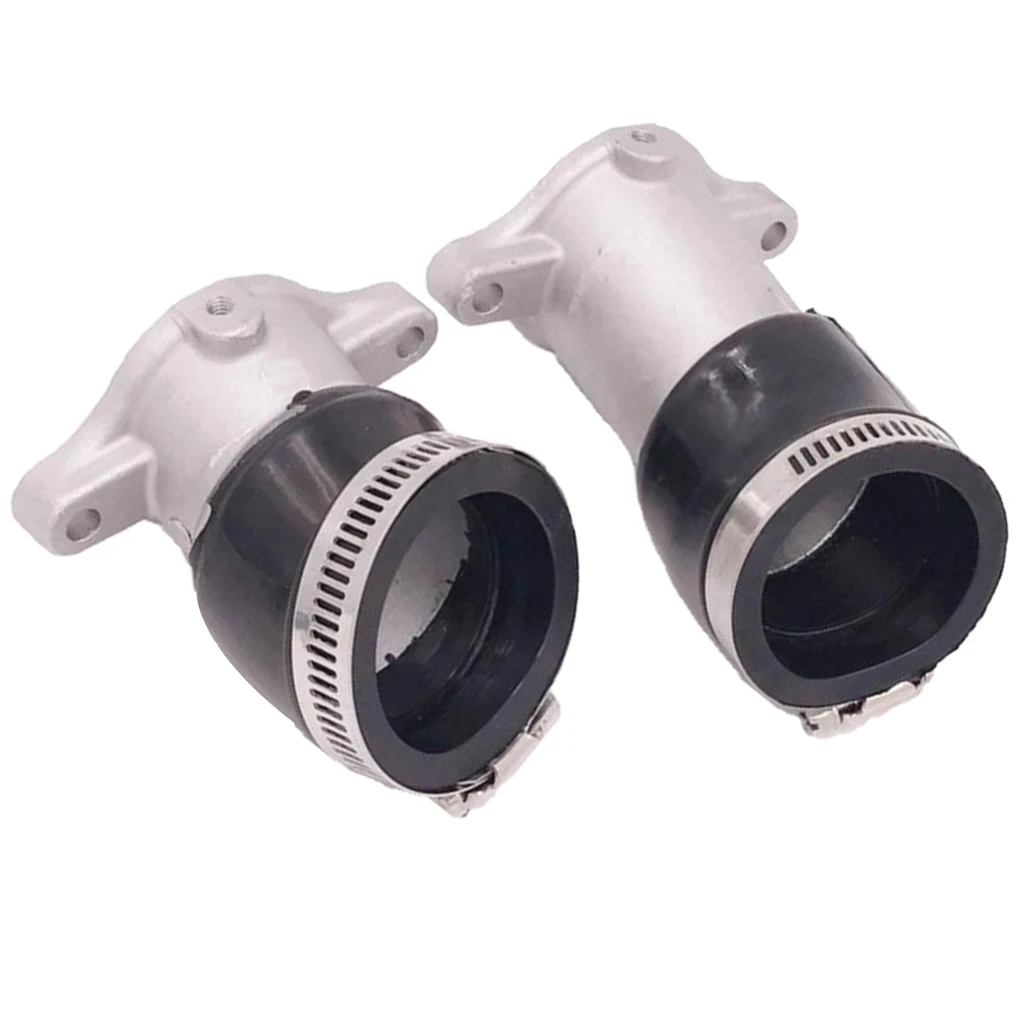 

2 Pieces Carburetor Manifold Intake Set Joint Boot/ Adapter for HONDA/CX500