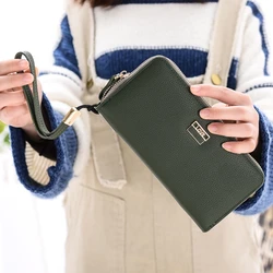 Women's Wallet Female Long Zipper Wallet Bills Folder Coin Purse Clutch Bag Mobile Phone Bag Women's Wallet Female Long Zipper Wallet Bills Folder Coin Purse Clutch Bag Mobile Phone Bag