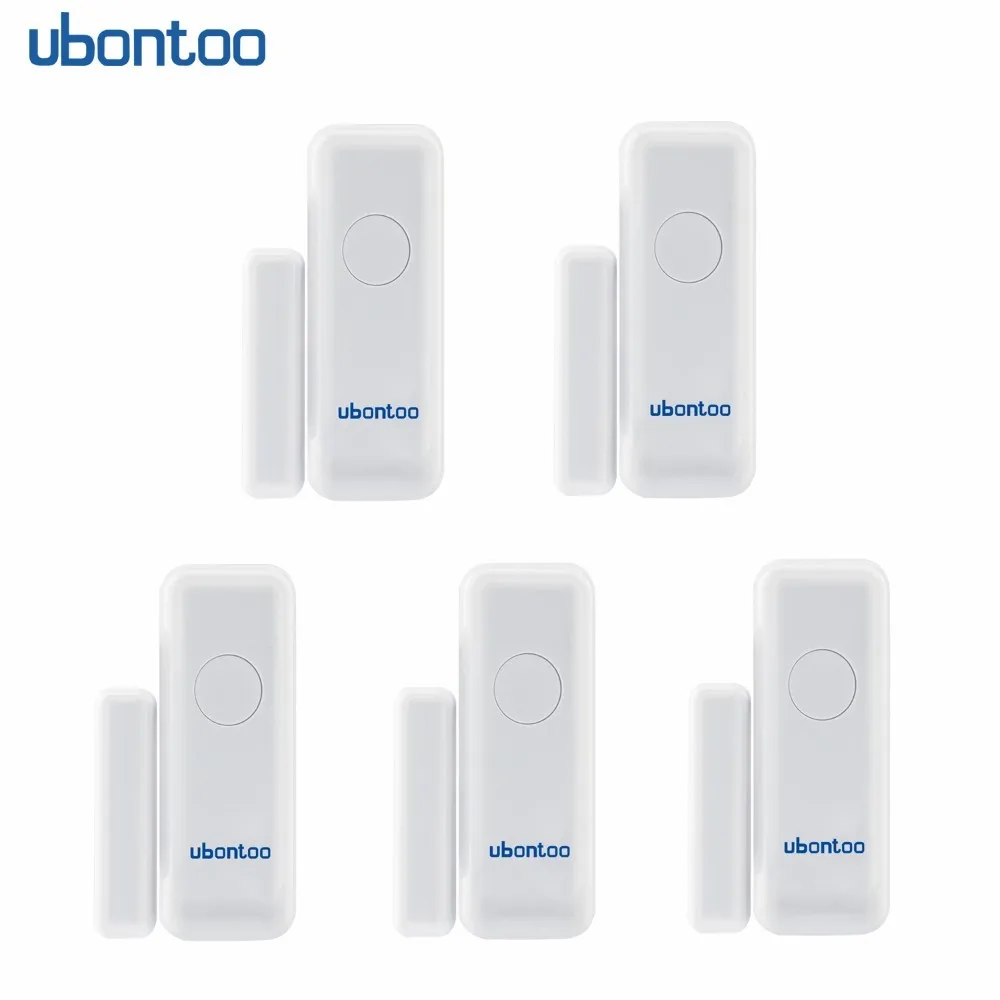 

ubontoo 5Pcs Wireless Window Door Magnet Sensor Detector Alarm Sensors For ubontoo Alarm System