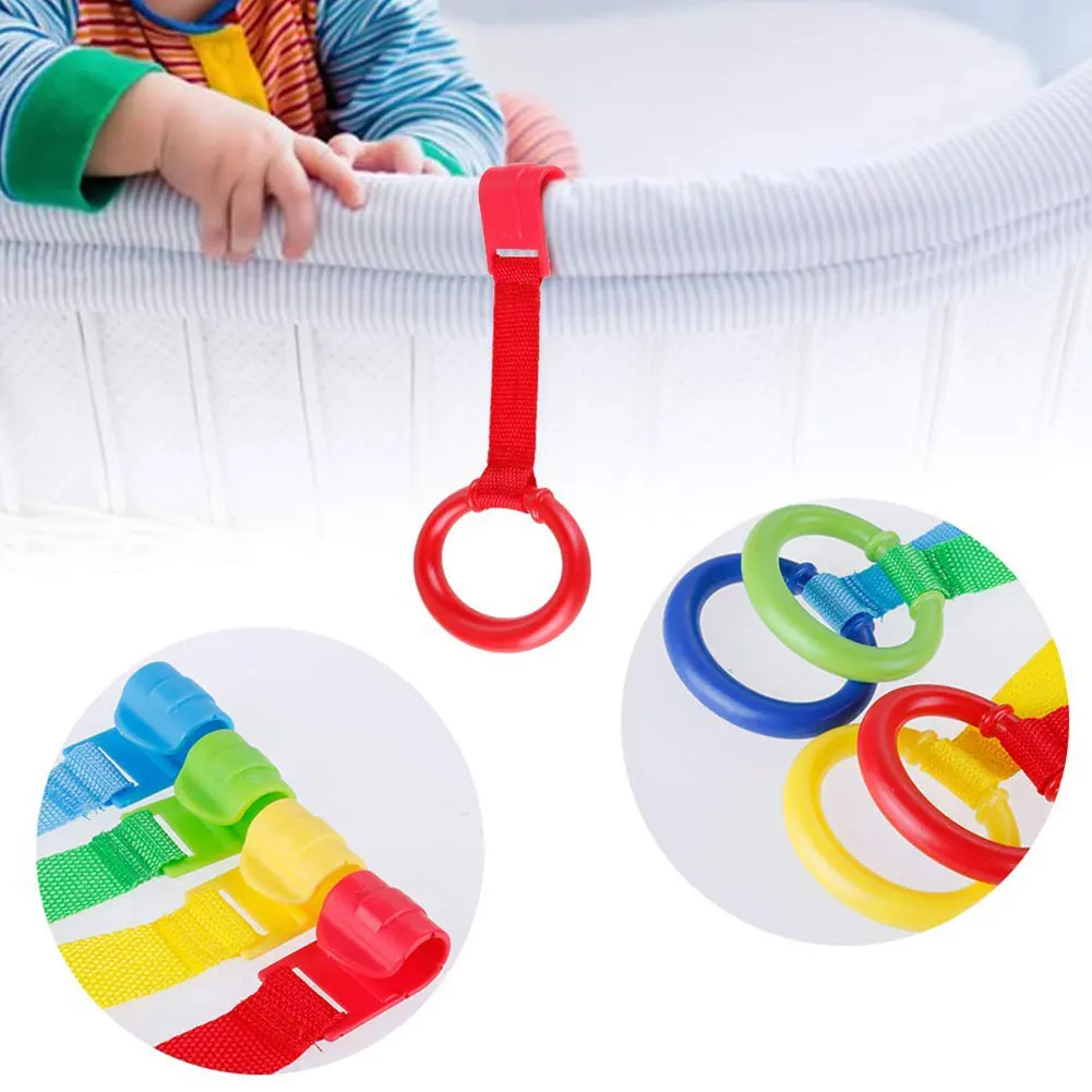 Детская кровать Wake Up кулоны игрушки Путешествия складное тяговое кольцо многоцветный крюк Экономия пространства Stand Up Home Нетоксичная портативная кроватка