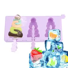 Практичный самодельный лед, мороженое, мороженое, леденец, форма, кубик льда, поднос, Рождественская елка, аксессуары для крема