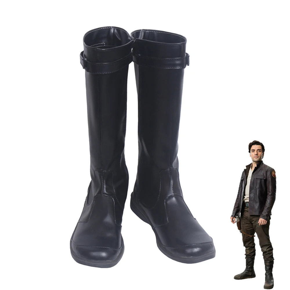 

Star Wars The Last Jedi Poe Dameron Boots Men Cosplay Shoes Customized Size