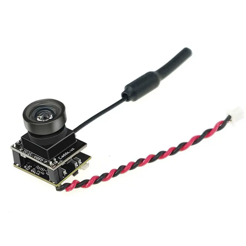 Бесплатная доставка 800TVL 4:3 FPV мини камера 5 8G 48CH 25mW CMOS 170 градусов AIO светодиодный