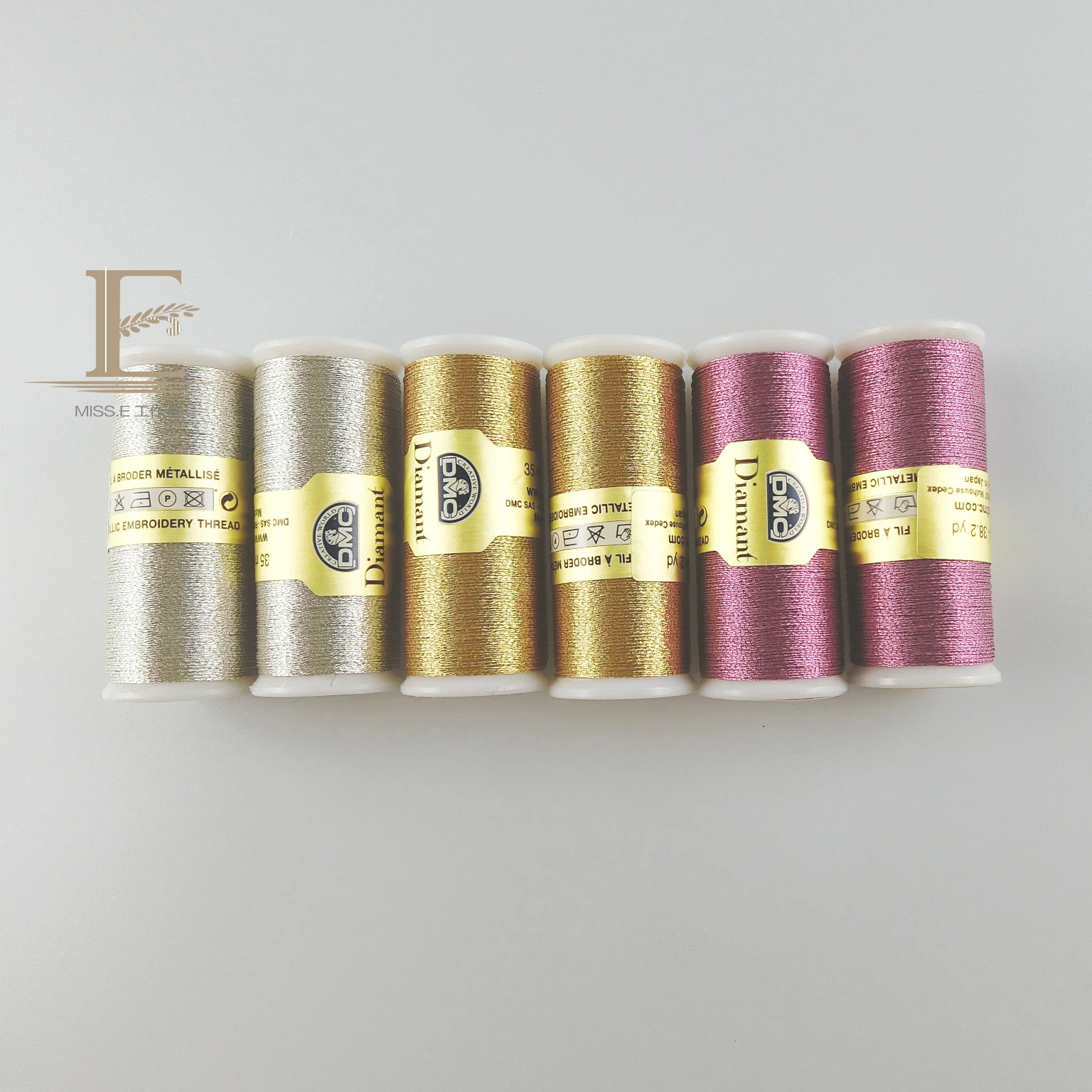 

French embroidery, French DMC, metal wire, embroidery thread, gold and silver thread, 35m, diamond thread, hand products