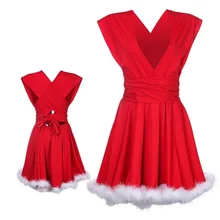 Одинаковые платья для мамы и дочки; Рождественская одежда с цветочным рисунком для мамы и детей; комплект одежды с платьем