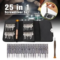 25 в 1 Multifunctional футляр для отвертки набор прецизионных ремонтных инструментов универсальный для электроники PC ноутбук сотовый телефон стекло - изображение