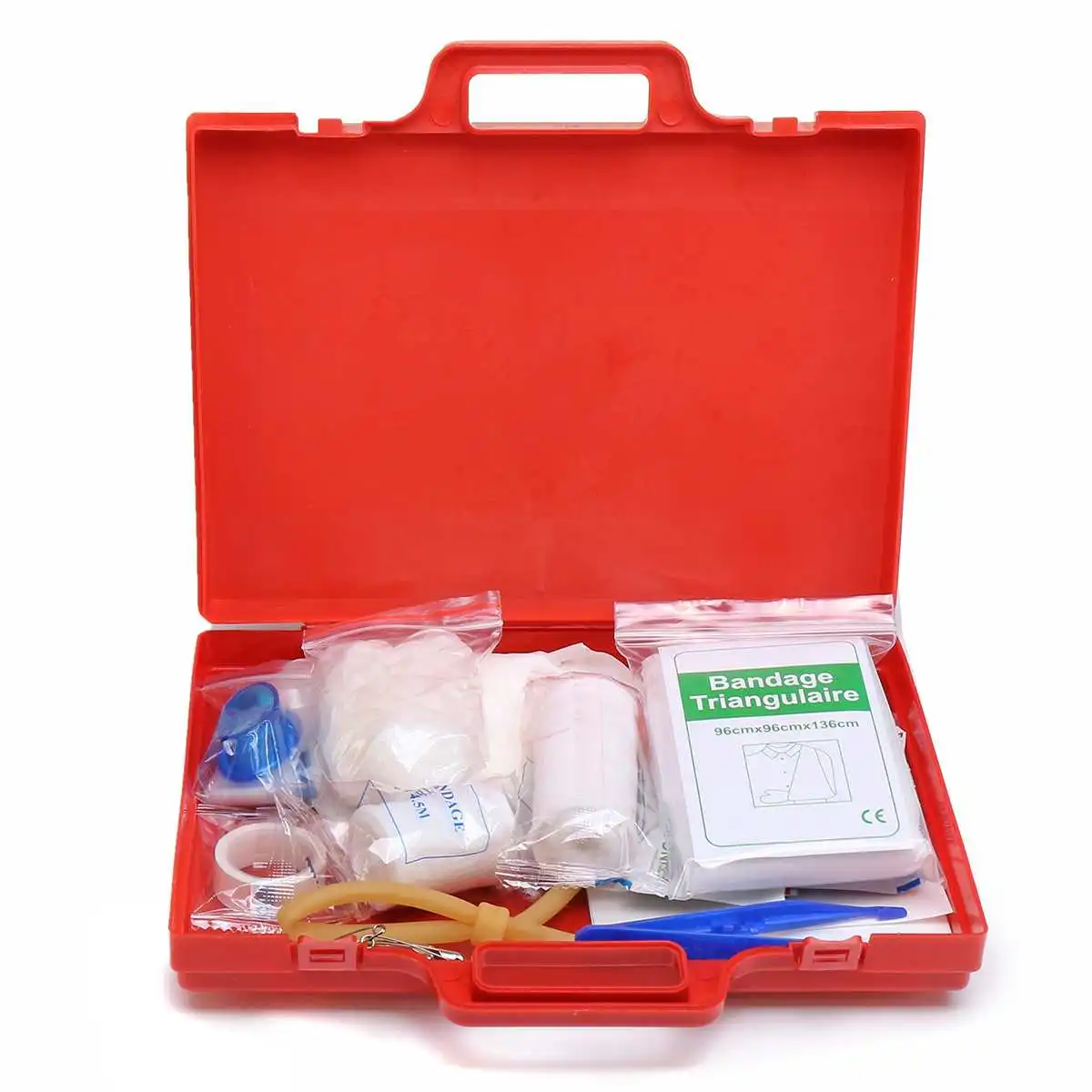 51 piezas seguro Camping senderismo coche primero ayuda caja de Kit de emergencia médica Kit Pack de tratamiento al aire libre supervivencia en la naturaleza