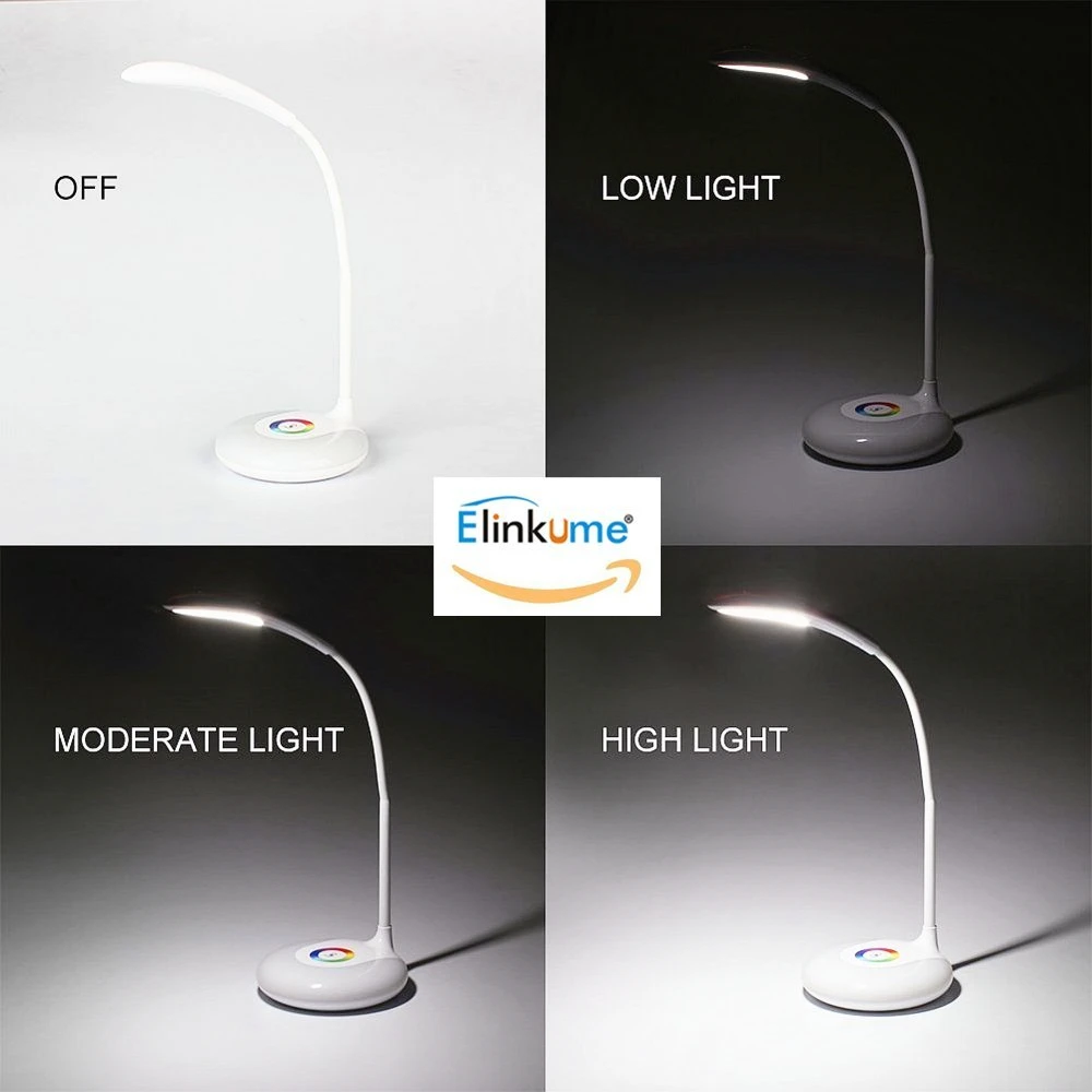  RGB Dimming LED Children Learn The Desk Lamp That Shield An Eye USB Rechargeable Lamp Of Bedroom
