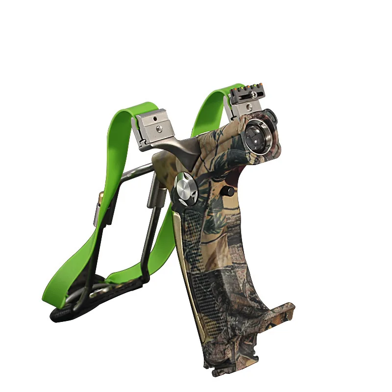 

Slingshot DG-35 Gift strong light flashlight Sturdy Easy Precise Aiming Bow And Arrow Reusable Crossbow Hunting Supplies