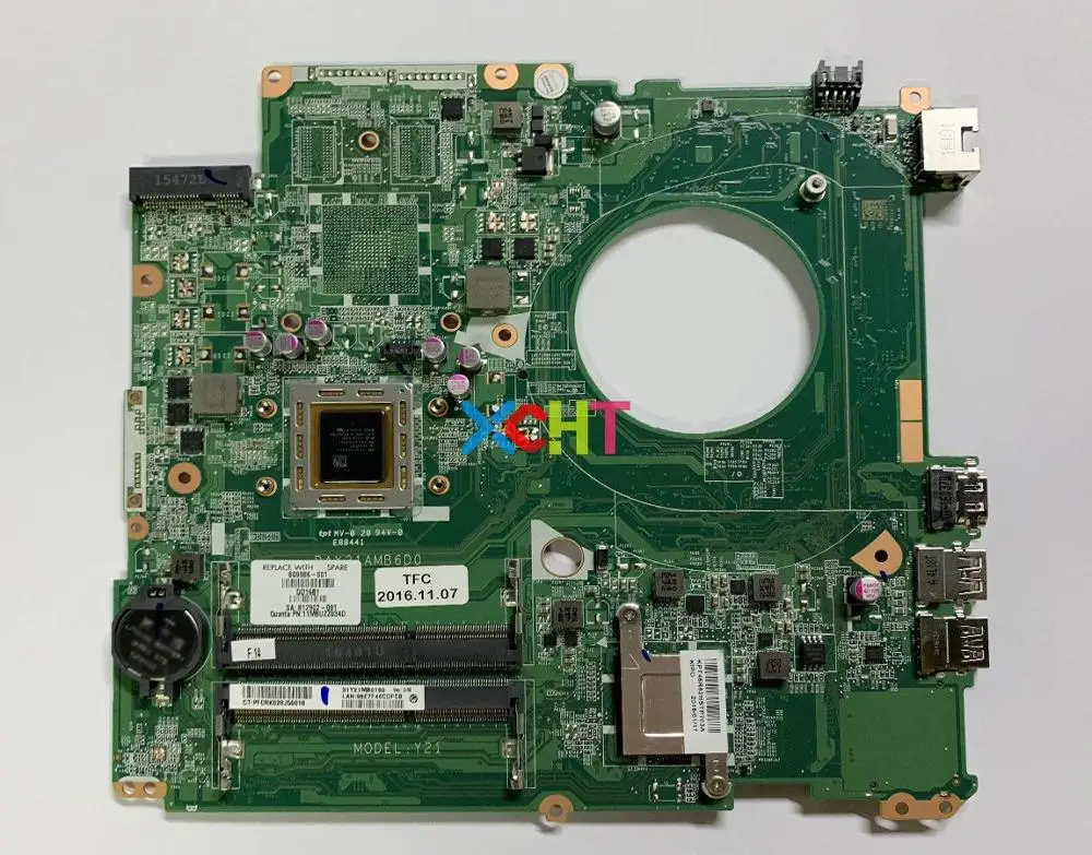 

for HP 17-P Series 17Z-P000 809986-001 UMA A76M w A8-7050 CPU DAY21AMB6D0 Laptop Motherboard Mainboard Tested & Working Perfect