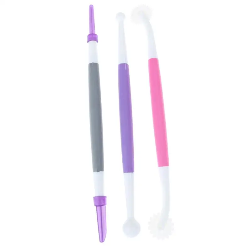 Комплект из 3 предметов, для помадки, печенья, сахара Цветочная скульптура группы формирующий моделирующий инструмент для выпечки