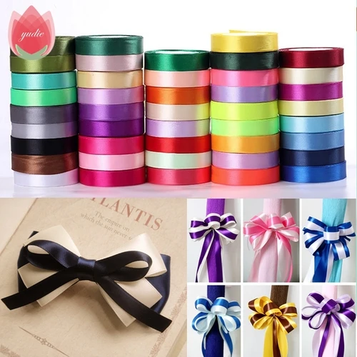 

Satin Ribbon Packing Material DIY Bow Craft Decor Wedding Party Decoration Gift Wrapping Scrapbooking Supplies 20mm