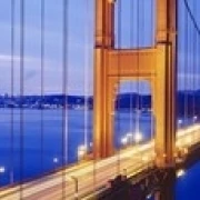 Мост Золотые ворота Сан-Франциско Калифорния США плакат печать (18x6) | Дом и сад