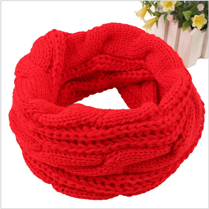 

Fashion Ladies Casual Solid Women Winter Knitted Crochet Long Snood Tube Scarf Shawl Neck Warmer Autumn One Size