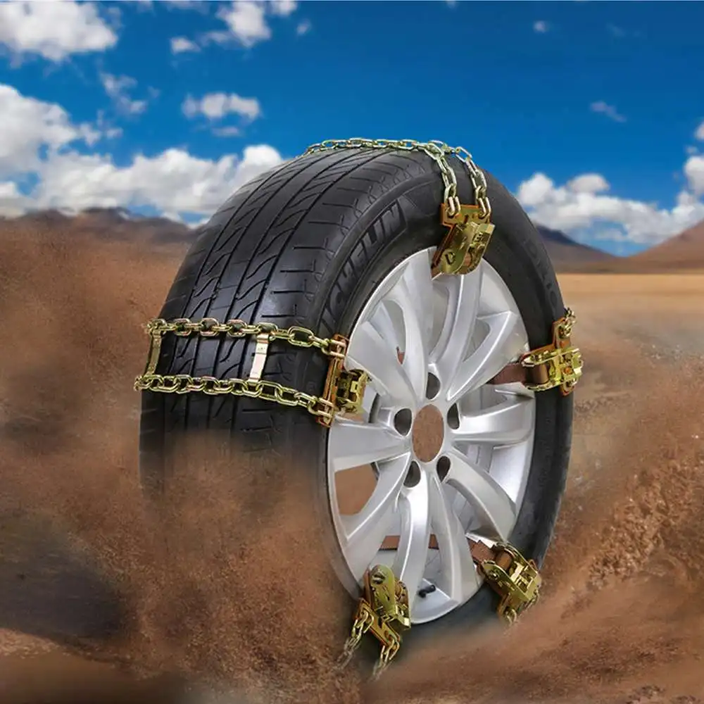 High Quality S/M/L Wear resistant Steel Car Snow Chains Balance Design