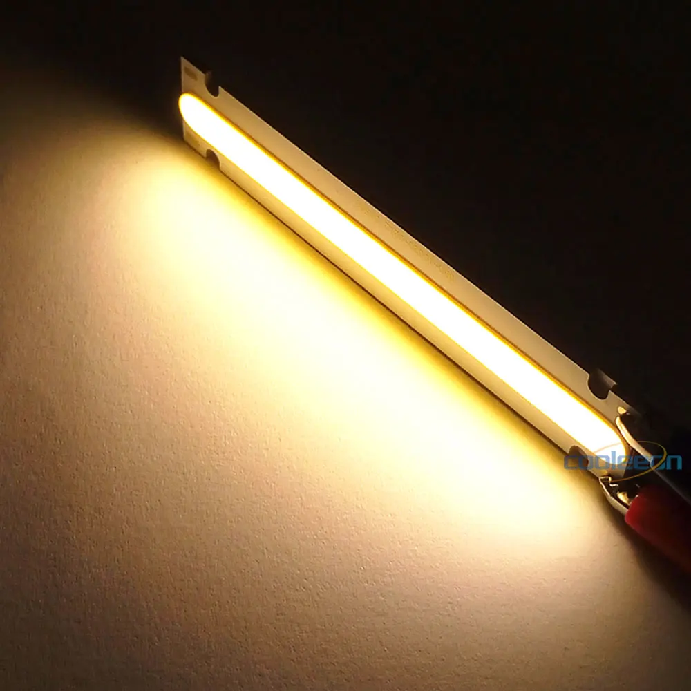 100x20 мм 5 Вт 6 в COB Светодиодная лента теплый холодный белый Чип светодиодный 100 мм бар огни для DIY внутреннего дома лампы COB лампы DC6-7V освещение