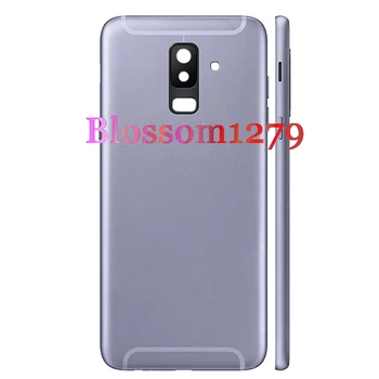 

50PCS Back Battery Cover Panel With Button For Samsung Galaxy A6 Plus 2018 A605 Rear Door Housing Replacement