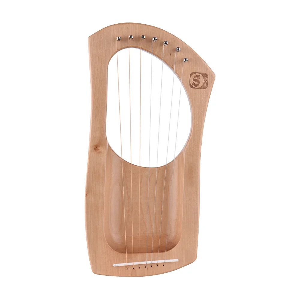 Деревянные металлические шнуры Уолтер. t 7 String Lyre березовый твердый