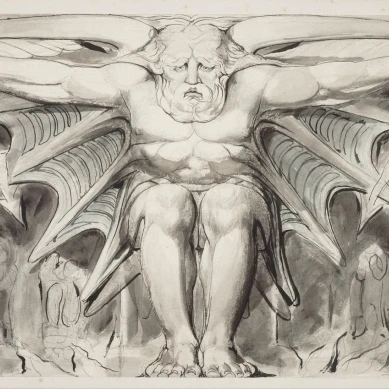 Плакат с изображением разрушающего божества от William Blake (24x36)|Таблички и знаки| |