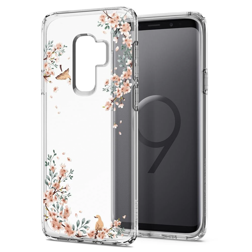 Защитный чехол Spigen для Samsung Galaxy S9+ Liquid Crystal Blossom Nature/593CS22915/100|Бамперы| |