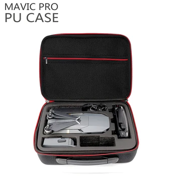 

New PU Leather Water Resistant DJI Mavic Pro Portable Bag Carry Case Handbag Box For DJI Mavic Pro Drone Accessories